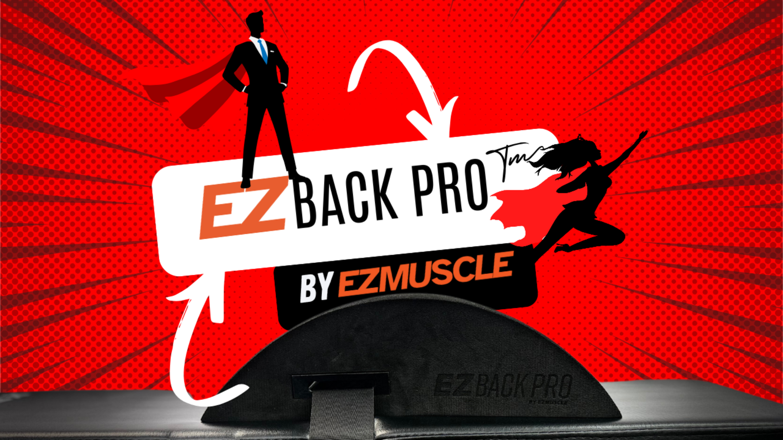 EZBack Pro patented dual-zone spine support product